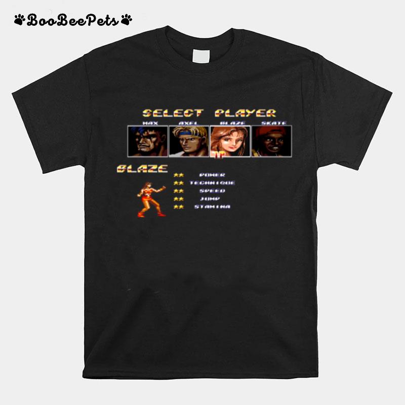 Streets Of Rage 2 Select Blaze T-Shirt