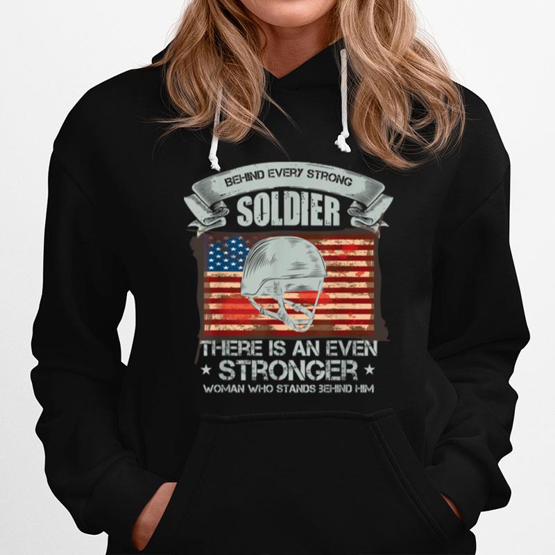 Strong Soldier Woman U.S. Flag Combat T B09Znzsbz8 Hoodie