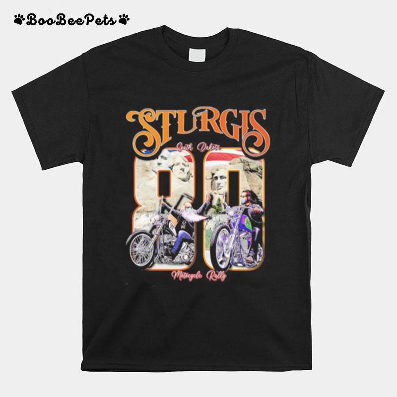 Sturgis South Dakota 80 Motorcycle Rally T-Shirt