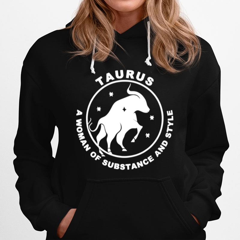 Substance Woman Taurus Zodiac Sign Hoodie