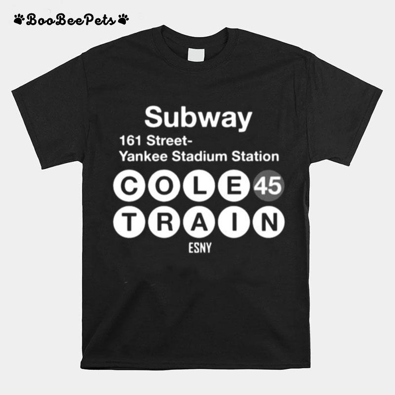 Subway 161 Street Yankee Stadium Station Cole 45 Train Etsy T-Shirt