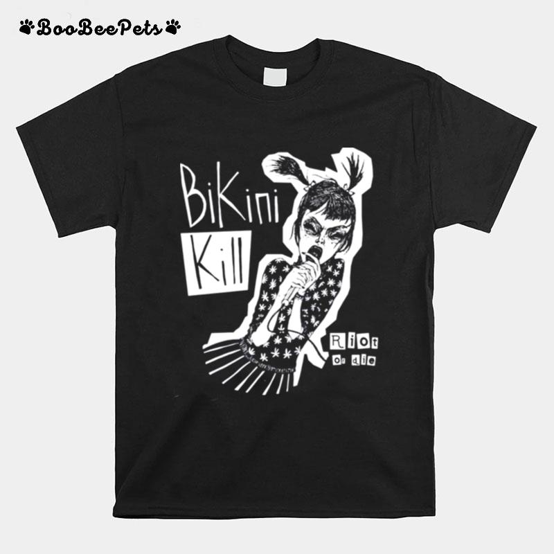 Suck My Left One Bikini Kill Band Punk T-Shirt