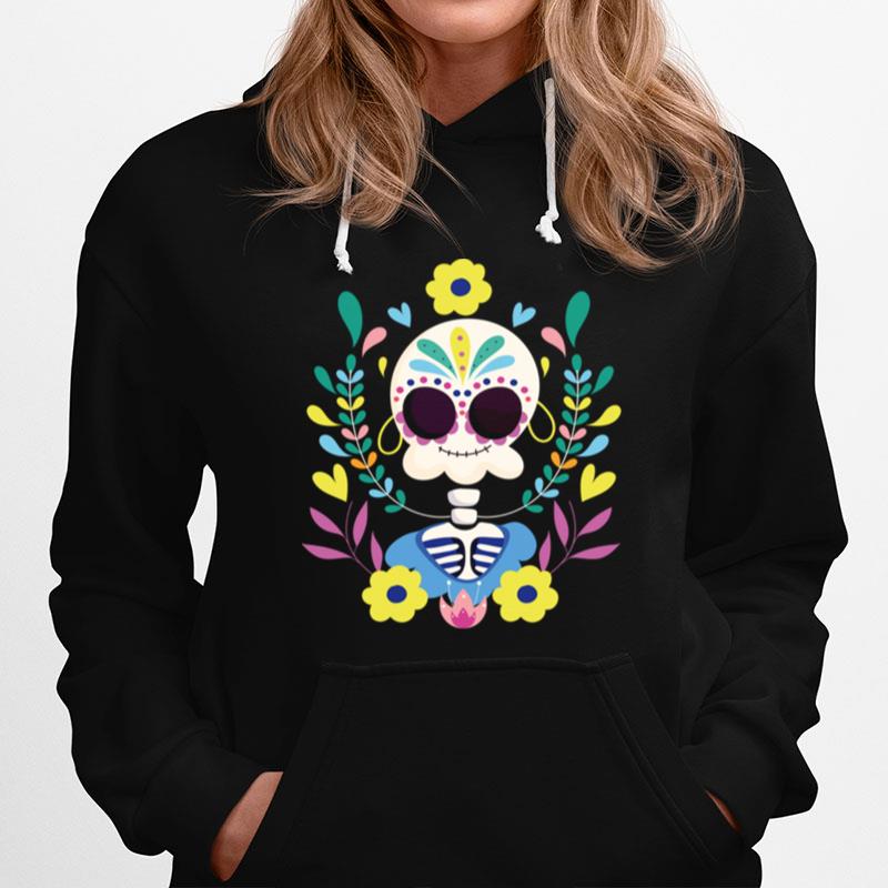 Sugar Skeleton Dia De Los Muerots Day Dead Hoodie