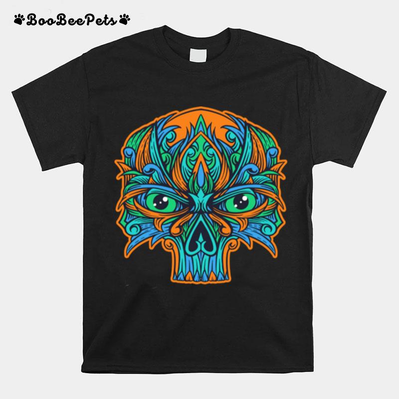 Sugar Skull Eyes Dia De Muertos Day Dead T-Shirt