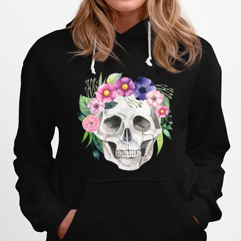 Sugar Skull Simple Day Of The Dead Hoodie