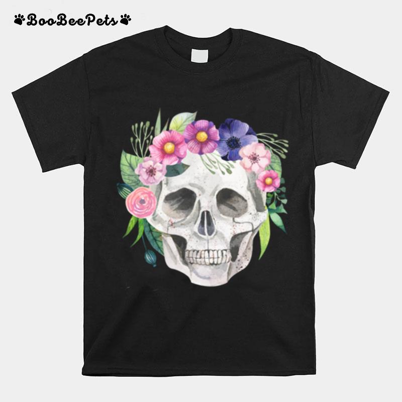 Sugar Skull Simple Day Of The Dead T-Shirt