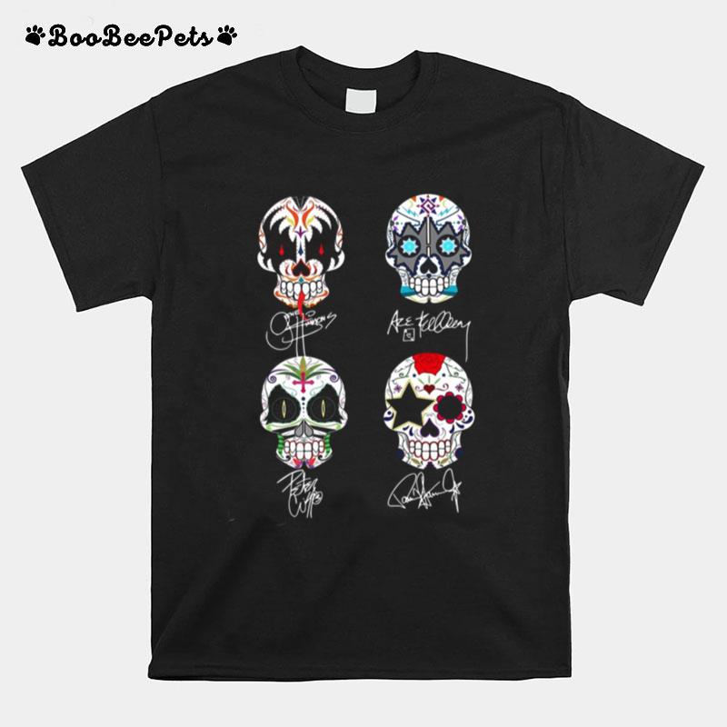 Sugar Skull The Space Ace The Demon The Catman The Starchild Signatures T-Shirt