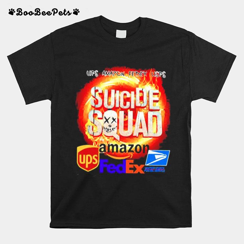 Suicide Squad Amazon Ups Fedex And United States Postal Servce T-Shirt