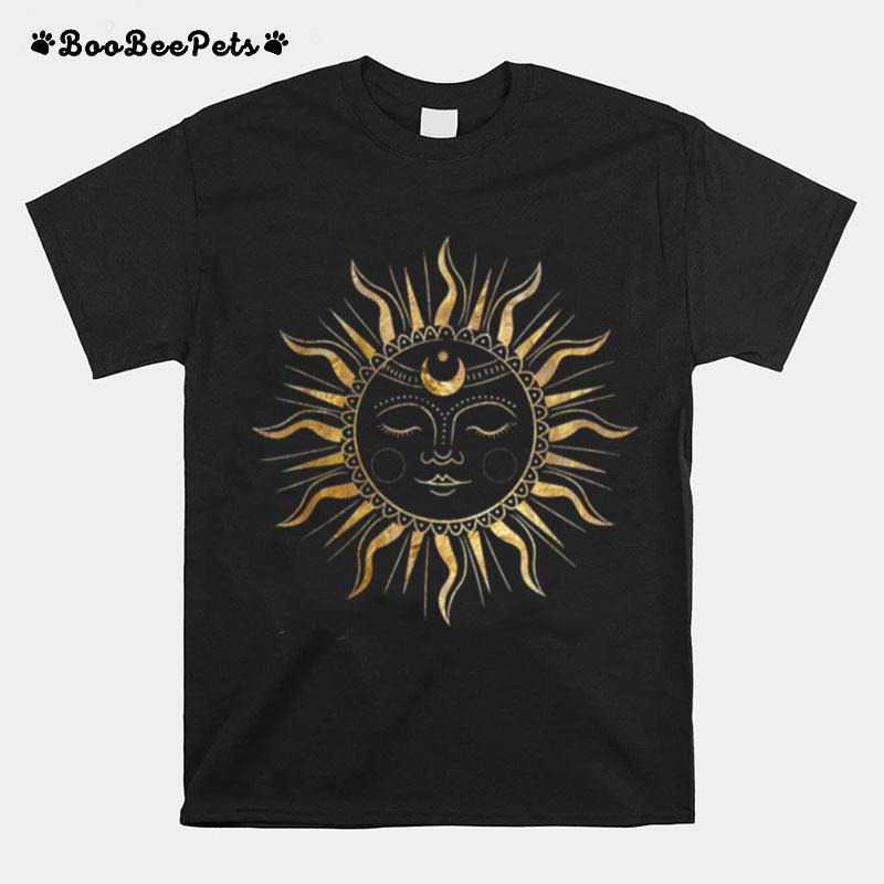 Sun Light Dark Academia Aesthetic Clothing Occult Witch Moon T-Shirt