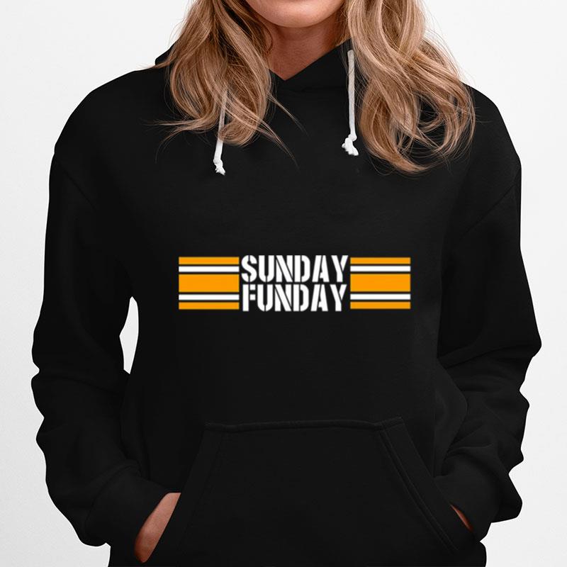 Sunday Day Fun Day Football Pittsburgh Steel City Sports Retro Hoodie