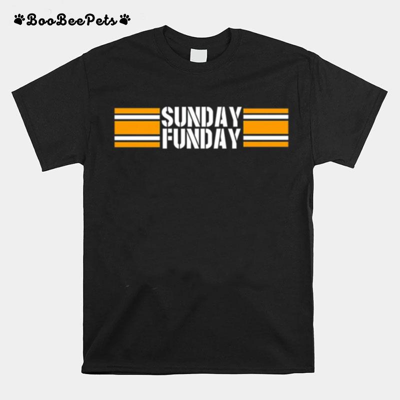 Sunday Day Fun Day Football Pittsburgh Steel City Sports Retro T-Shirt