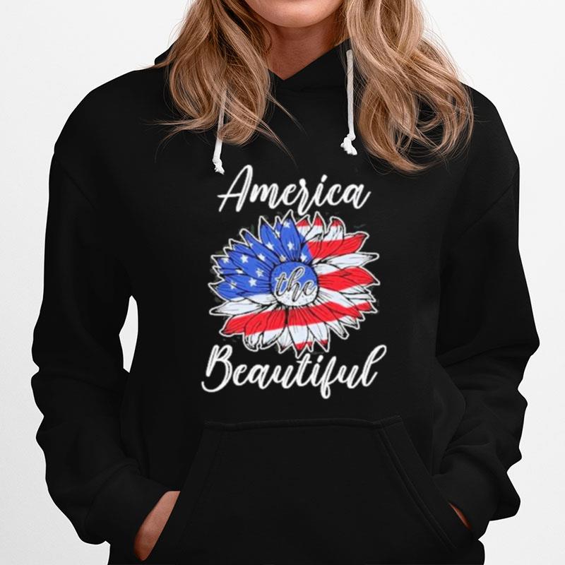 Sunflower America The Beautiful Flag Hoodie