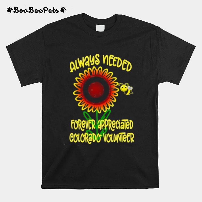 Sunflower Appreciation Colorado Volunteer T-Shirt