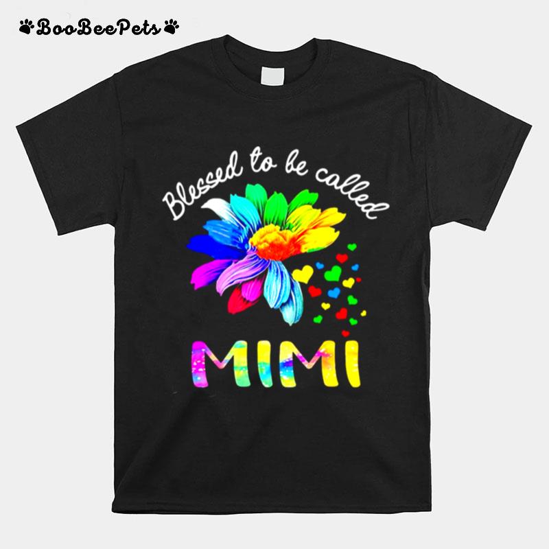 Sunflower Blessed To Be Called Mimi T-Shirt