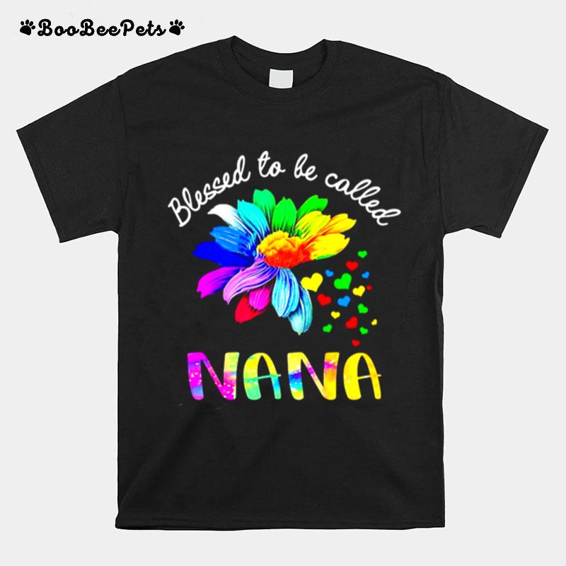 Sunflower Blessed To Be Called Nana T-Shirt