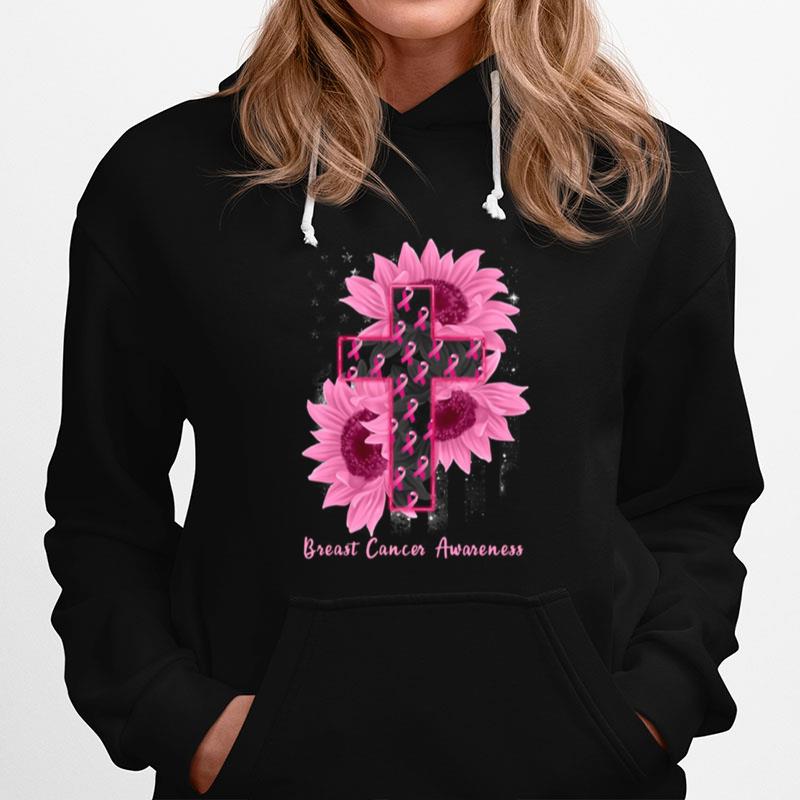 Sunflower Breast Cancer Awareness Hoodie