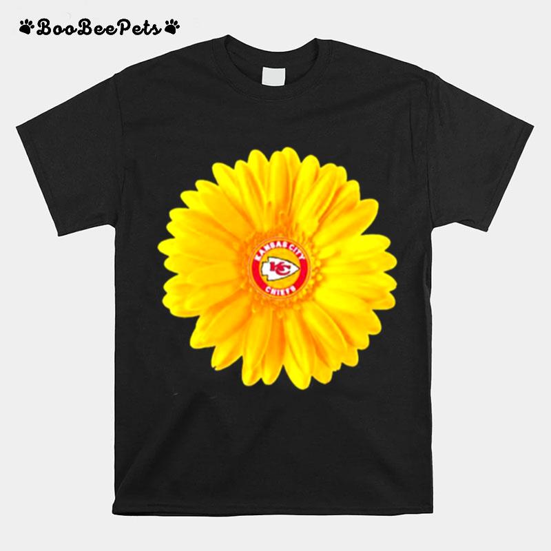 Sunflower Logo Kansas City Chiefs Football T-Shirt