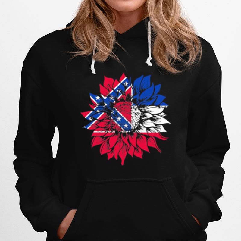 Sunflower Mississippi Flag Hoodie