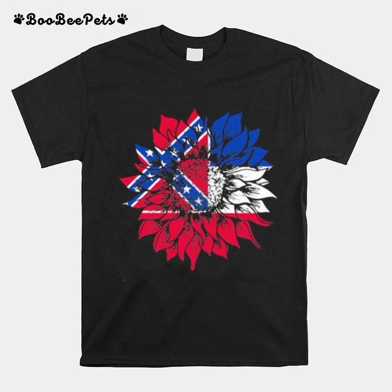 Sunflower Mississippi Flag T-Shirt