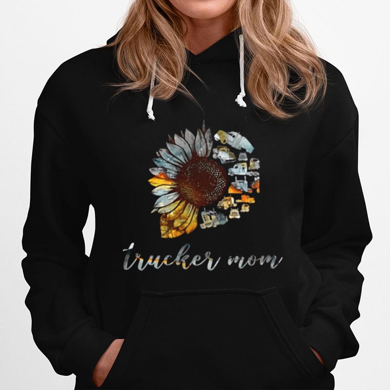 Sunflower Trucker Mom Hoodie
