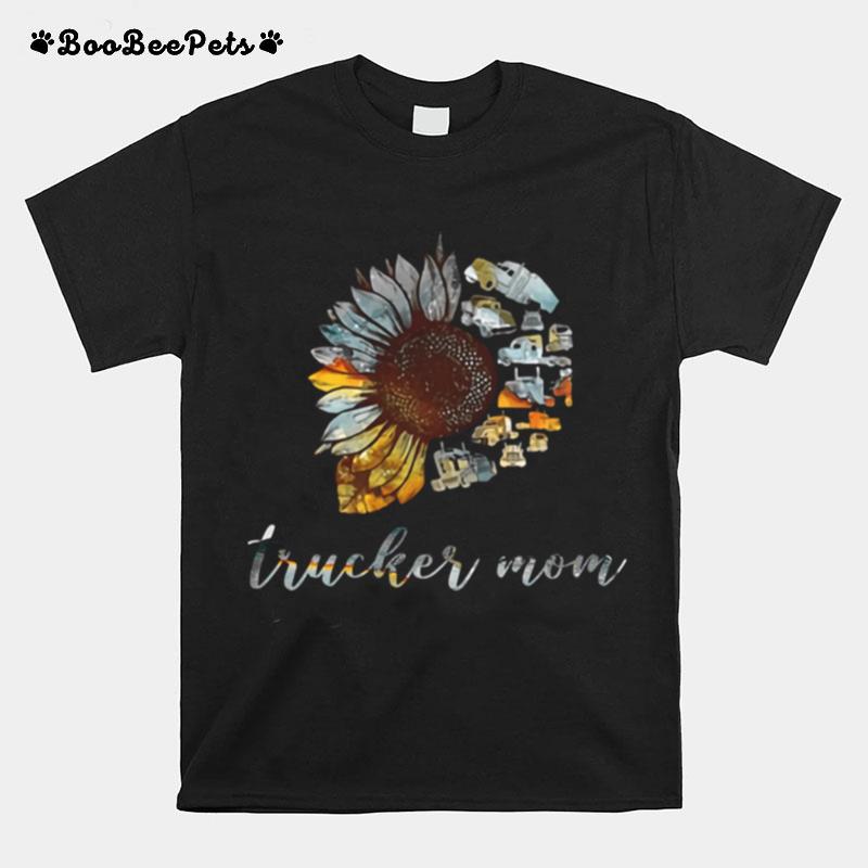 Sunflower Trucker Mom T-Shirt