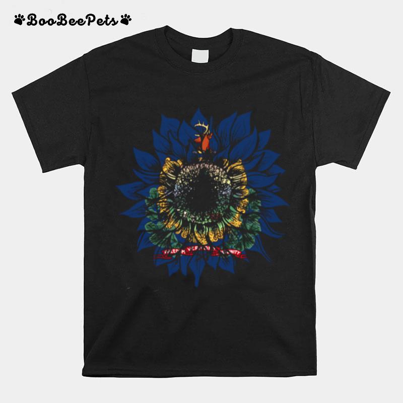 Sunflower Vermont Flag T-Shirt