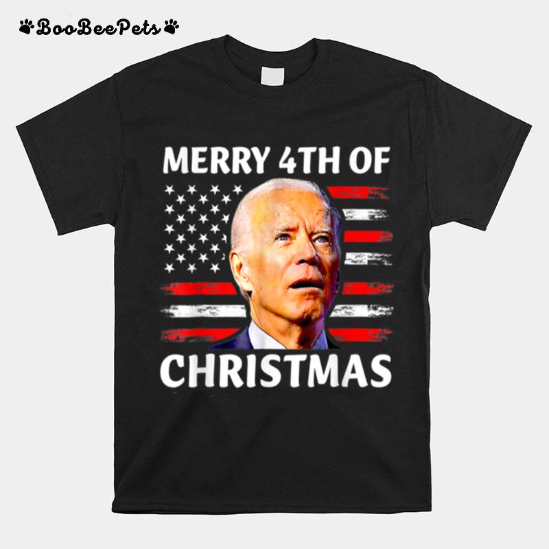 Sunglasses Merica Biden Uh Confused Merry 4Th Of Christmas T B0B51H8Pz8 T-Shirt