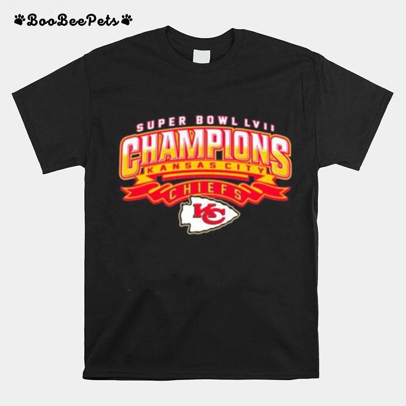 Super Bowl Lvii Champions Kansas City Chiefs T-Shirt