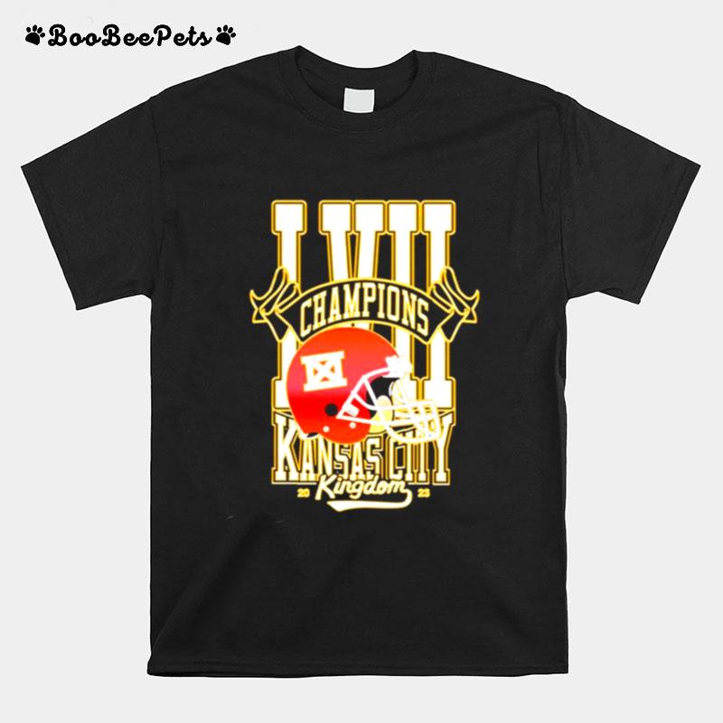Super Bowl Lvii Champions Kansas City Kingdom 2023 Retro T-Shirt