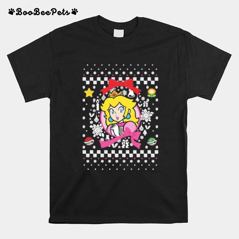 Super Mario Bros Princess Ugly Merry Christmas T-Shirt