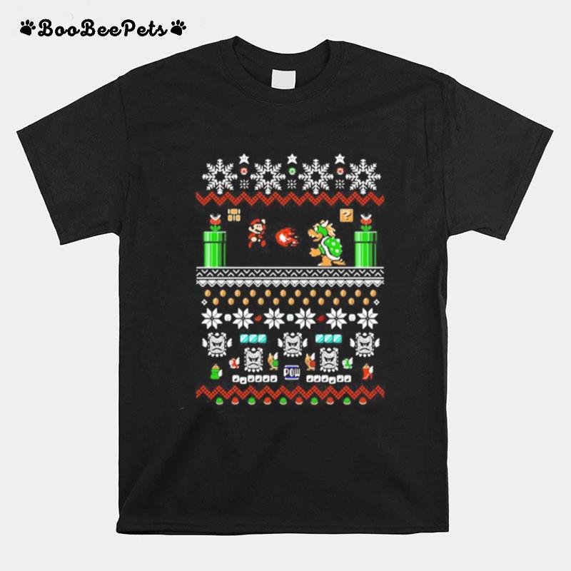 Super Mario Bros Ugly Christmas T-Shirt