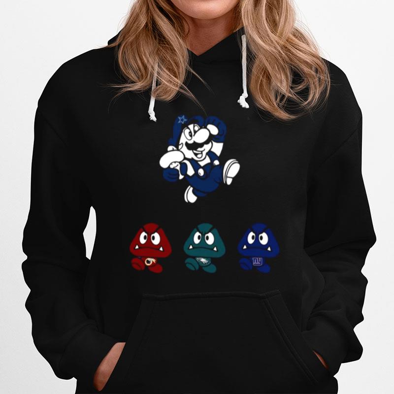 Super Mario Team Dallas Cowboys Hoodie