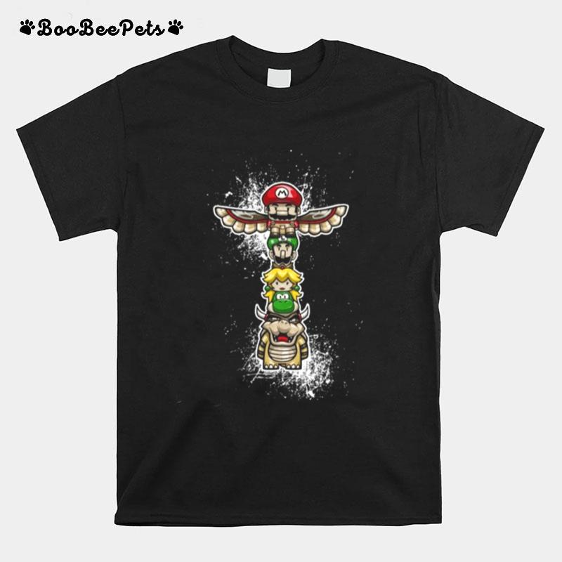 Super Mario Totem Pole T-Shirt