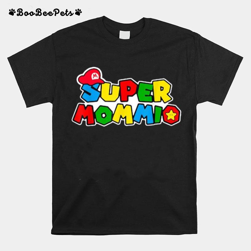 Super Mommio Funny Mommy Mother Nerdy Video Gaming Lover T-Shirt