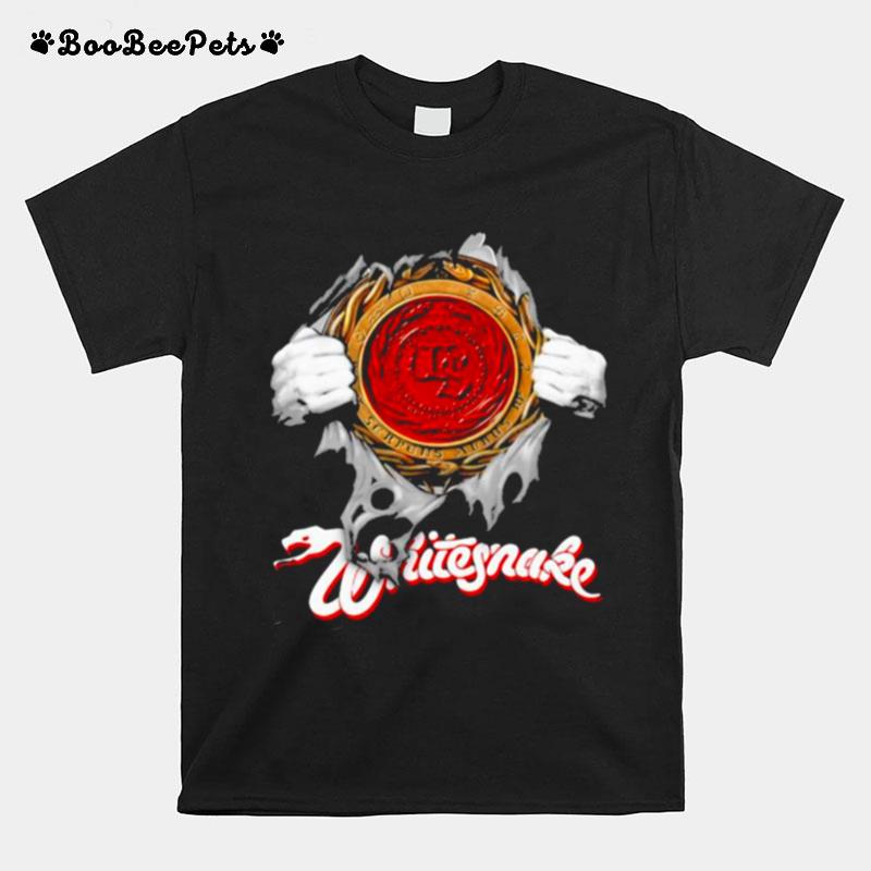 Superhero Whitesnake Logo T-Shirt