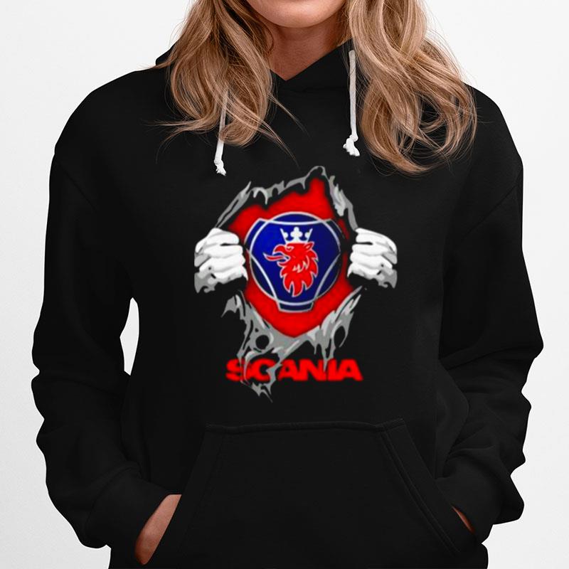 Superhero With Logo Scania Hoodie