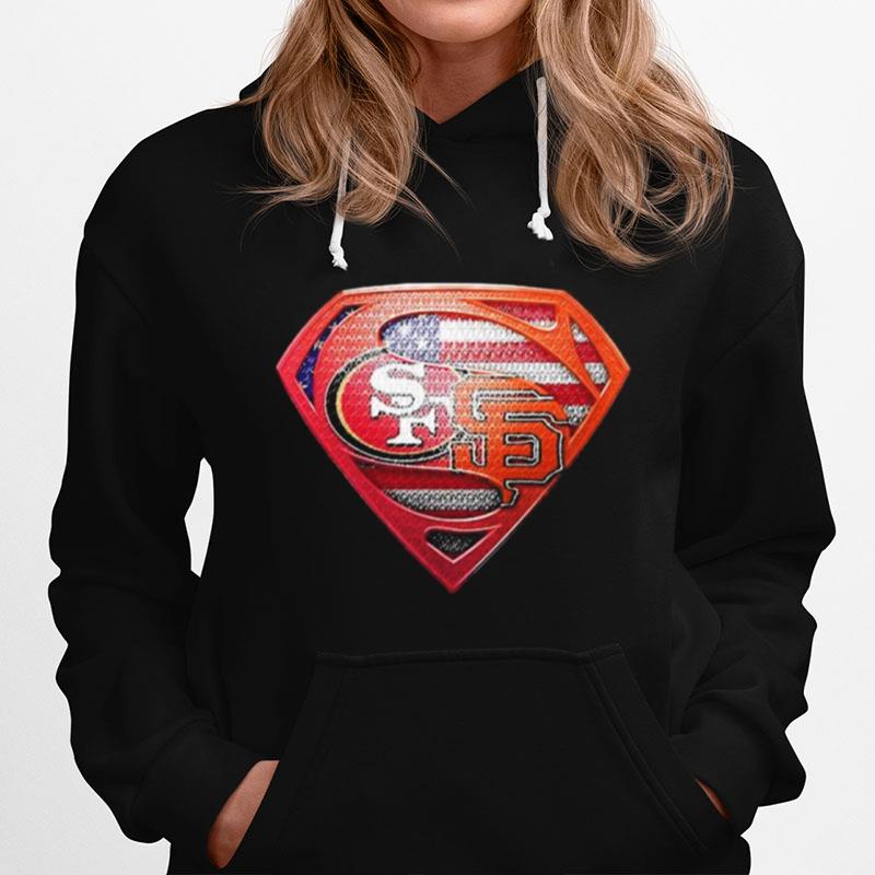 Superman San Francisco 49Ers And San Francisco Giants Hoodie