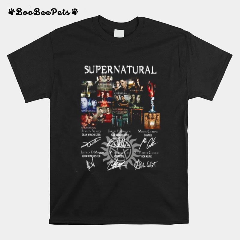 Supernatural All Seasons Signatures T-Shirt
