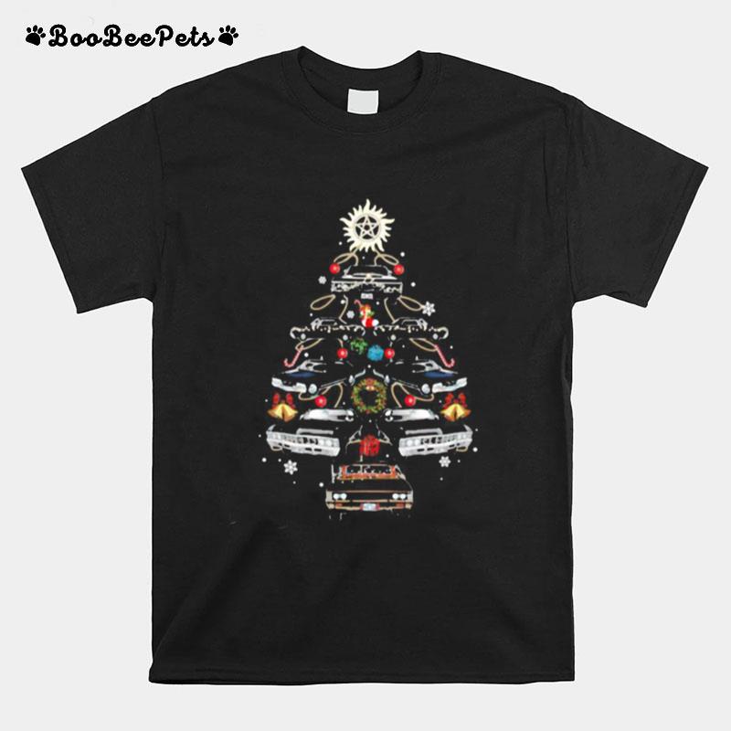 Supernatural Christmas Tree T-Shirt