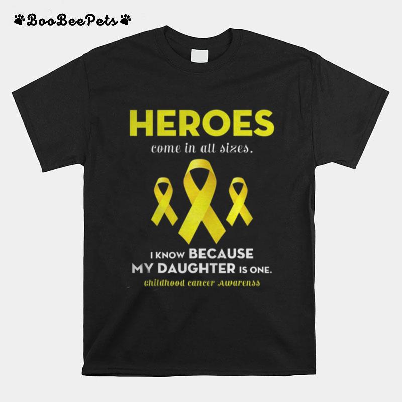 Support Childhood Cancer Awareness For My Daughter T-Shirt