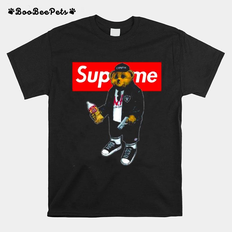 Supreme Bear With Gun T-Shirt