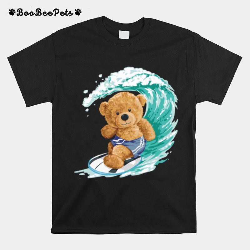 Surfer Teddy Bear T-Shirt