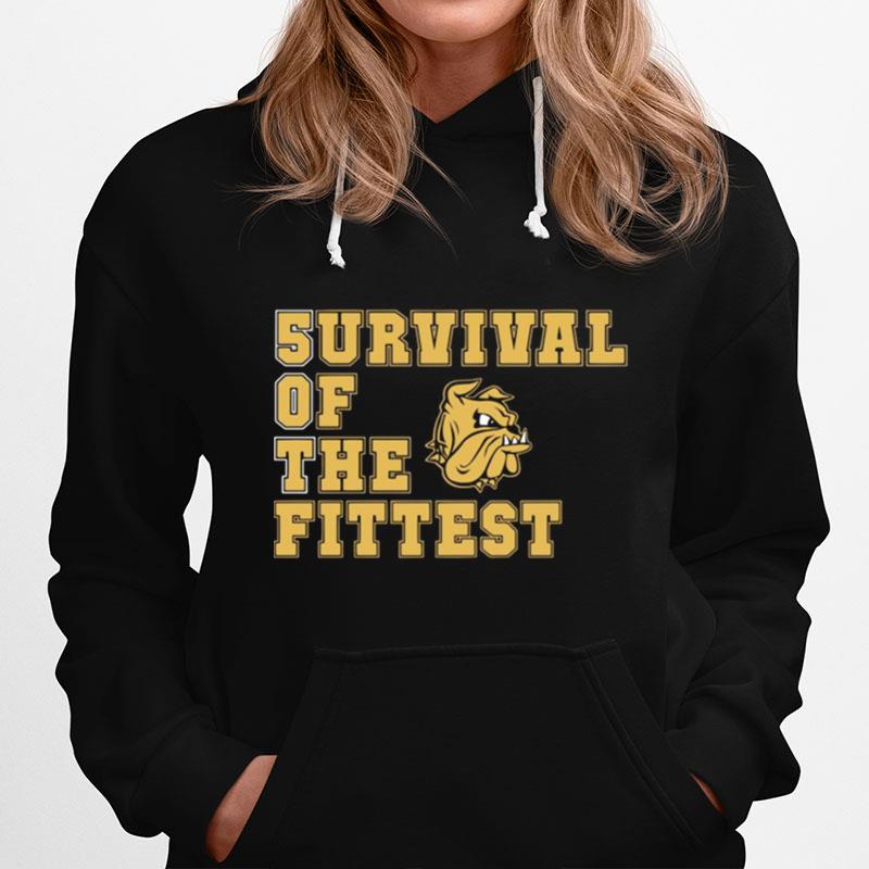 Survival Of The Fittest Duluth Bulldogs Hoodie