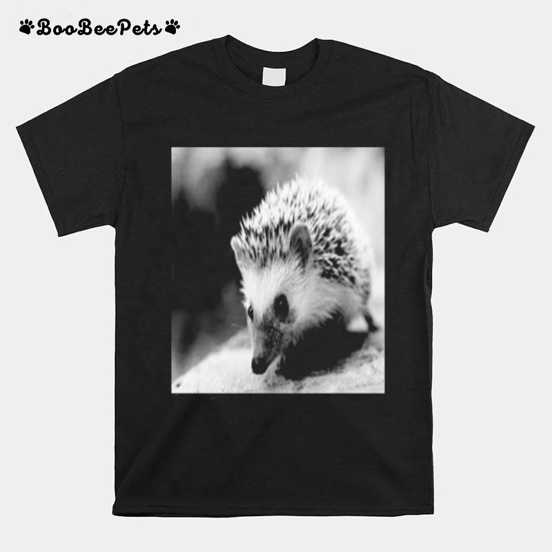 Sweet Hedgehog In Autumn T-Shirt