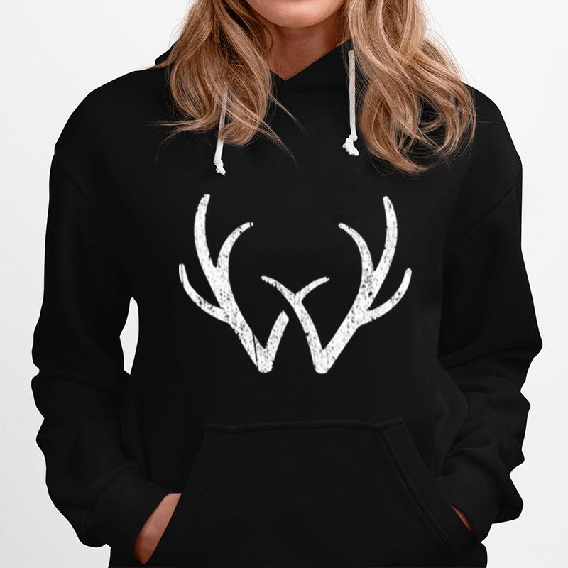 Sweet Tooth W Deer Antler Logo Symbol Hoodie