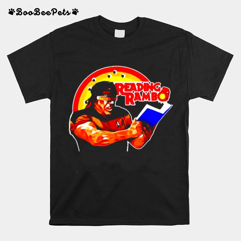 Sylvester Stallone Reading Rambo T-Shirt