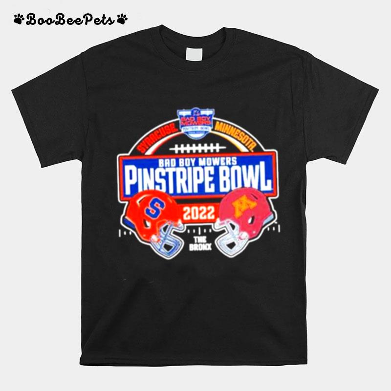 Syracuse Orange Vs Minnesota Golden Gophers 2022 Pinstripe Bowl Match Up Unisex T Copy T-Shirt