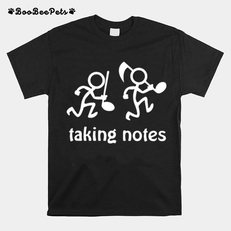 Taking Notes Music T-Shirt
