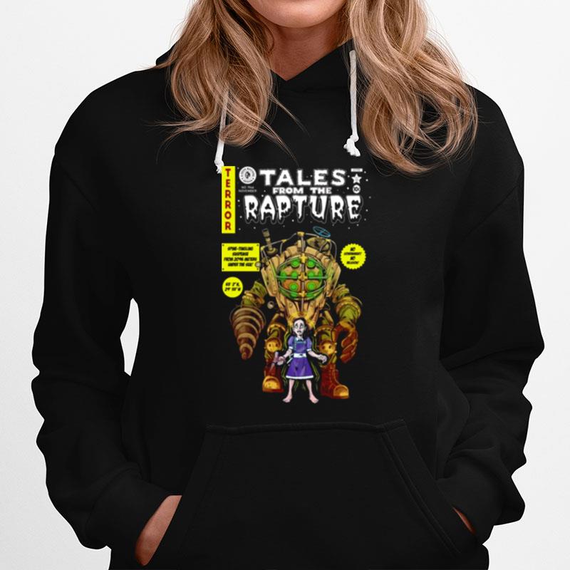 Tales From The Rapture Vintage Comic Parody Bioshock Hoodie