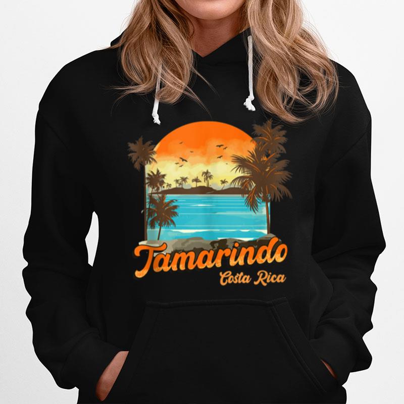 Tamarindo Costa Rica Beach Summer Vacation Palm Trees Sunset Hoodie